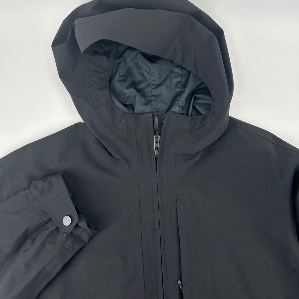 Marmot Softshell Jacket Mens XL Black Hooded Full Zip Technical Outdoor Coat